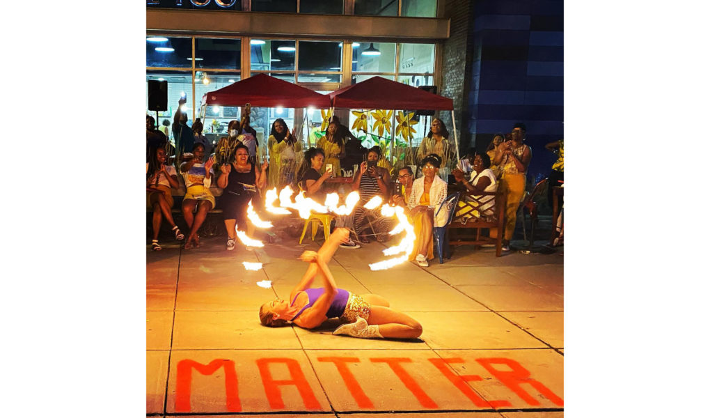 Jordan Seitz is a woman who is dedicated to her craft. Her decade-spanning practice and performance career have been marked by a sense of playfulness and innovation, integrating multiple circus acts, dance styles, and special effects that bring elements of surprise and excitement to her performances.