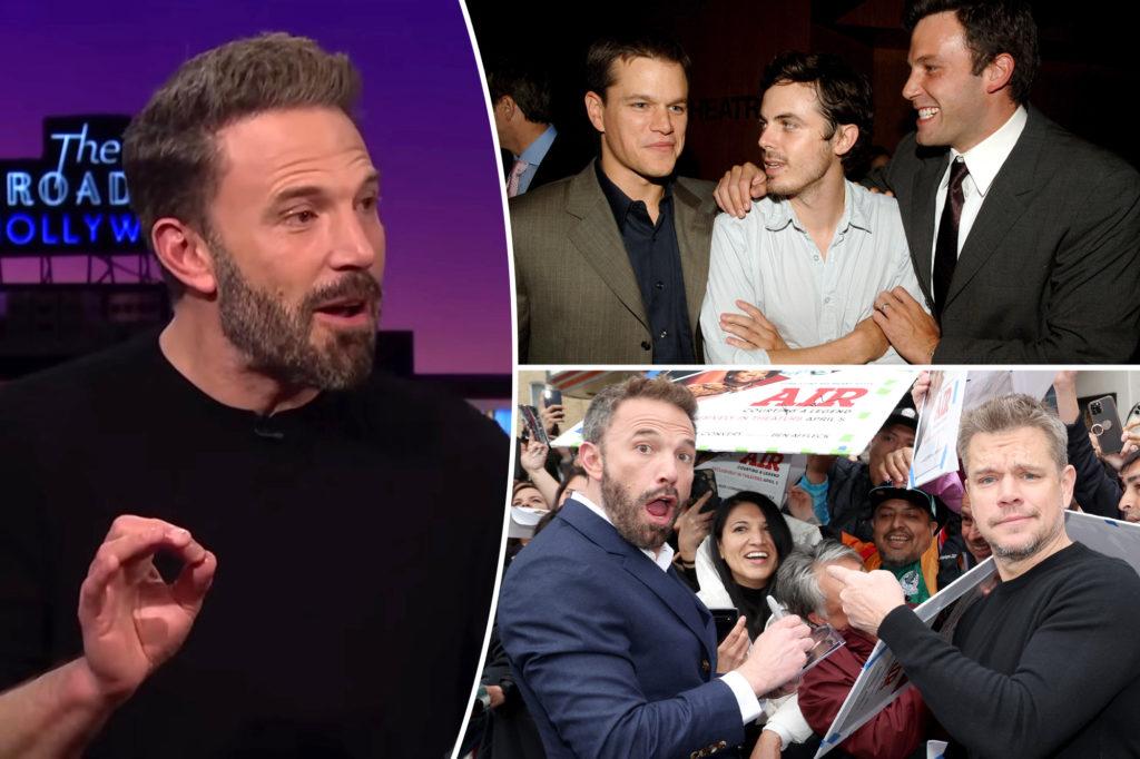 Ben Affleck on living with slob Matt Damon: ‘There were maggots’