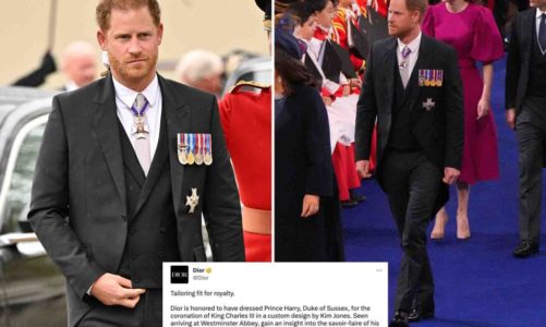 Prince Harry dons three-piece Dior suit to King Charles’ coronation