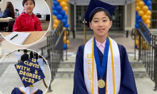 California boy Clovis Hung graduates from Fullerton College with 5 degrees