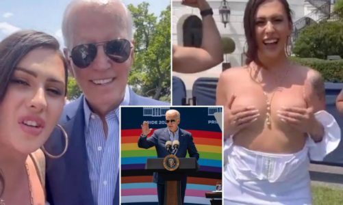 Biden condemns bare breasts at White House — but sex content is fine in schools?