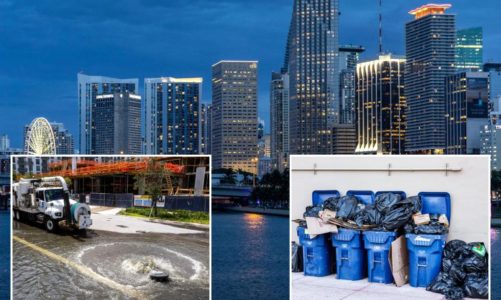 Miami’s growing piles of trash, overflowing septic tanks cast pall