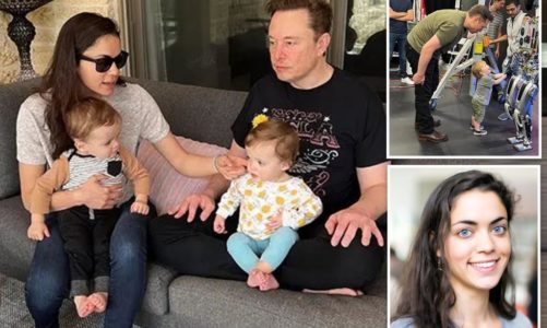 Elon Musk pictured for first time with Shivon Zilis and their twins