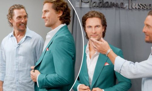 Matthew McConaughey is mind ‘blown’ seeing  Madame Tussauds wax figure