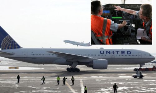 United Airlines passenger attempts to enter cockpit, open exit doors during takeoff