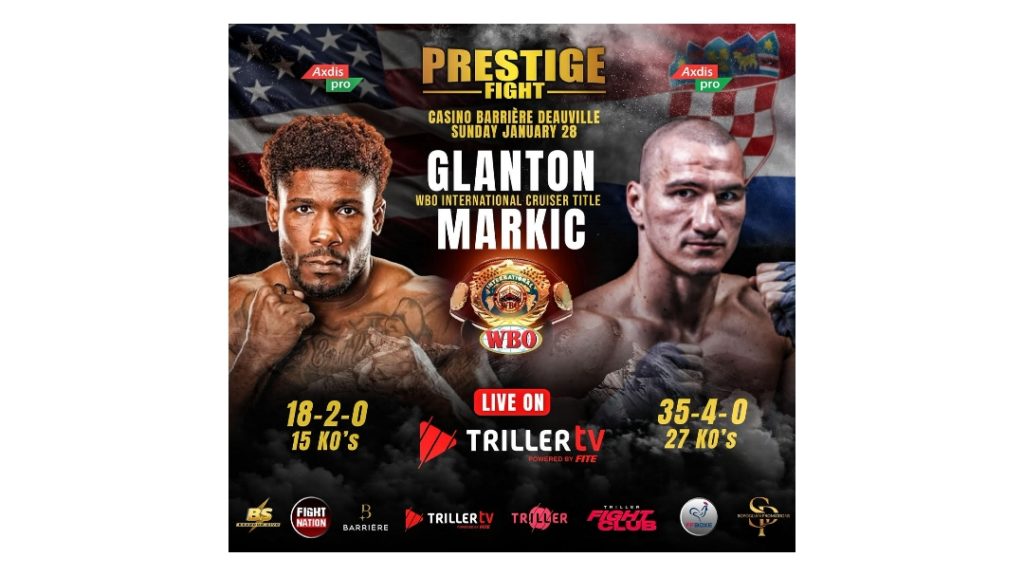 Prestige Fight Night: Brandon Glanton vs. Emil Markic Live from France
