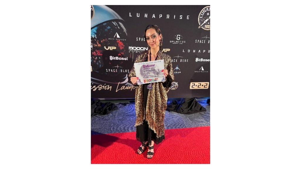 Iranian-American Visual Artist, Manya Meigani, Takes Center Stage in Historic Lunaprise Museum on the Moon with “Woman Life Freedom” on 02.22.24